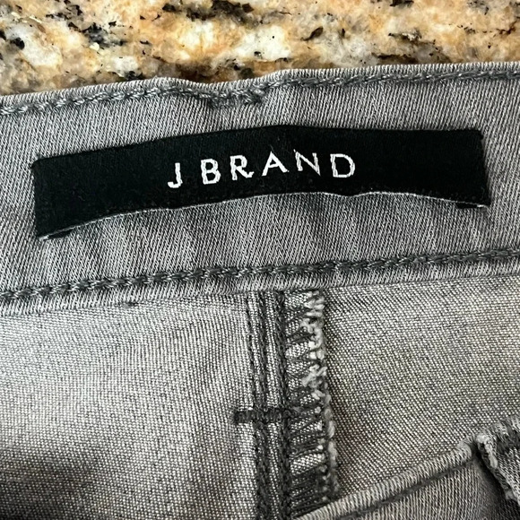 J Brand Infinite The Skinny Jeans Women’s 25 Low Rise Stretch Denim Light Gray - Picture 8 of 12
